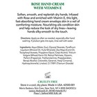 Mario Badescu Rose Hand Cream With Vitamin E For Men And Women  Non-greasy  Ligh