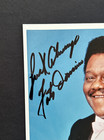 Fats Domino Signed Photo American Singer- Songwriter   Pianist American Singer