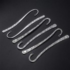 12-pcs Mixed Antique Tibetan Silver Carved Hook Bookmarks Metal Markers