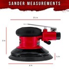 6  Dual-action Random Orbit Air Palm Sander With Psa And Hook loop Backing Pads