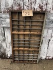 Rare Hamilton Wooden Printers Drawer Letterpress Typeset Tray Steel Inserts  22