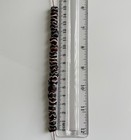 19 Antique Black Wound Trails Fancy Lampwork Venetian Glass African Trade Beads