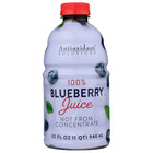  2 Pack  Antioxidant Solutions 100  Blueberry Juice Not From Concentrate   