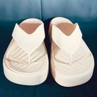 Nwt Women   s Crocs Beige Getaway Platform Flip Flops Shoe 6 8 9 10 Slip-on  45