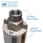  us Stock  3  Dc Solar Water Pump 48v 500w Submersible Deep Bore Well Controller