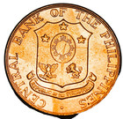 Philippines Centavo  1958 Gem Unc male Seated By Hammer   Anvil 1st Year fr ship