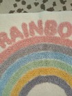 Rainbow Themed Bathroom shower Rug Mat Girls
