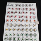 Mixed Lot 70 Vintage Antique Small Diminutive Glass Buttons