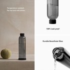 32 Oz Glass Water Bottle With Silicone Sleeve - Bpa Free Glass Water Bottles 32 