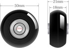 Set Of 4 Luggage Suitcase Replacement Wheels Rubber Swivel Caster Wheels Repair 