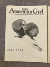 Scarce 1923 The American Girl July Section 1   2 Field News Girl Scouts Vi No 10