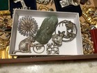 Vintage Antique Jewelry Lot Estate Sterling Montana Silversmith Crystal Signed