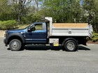 2019 Ford F-550 4x4 Dump Truck 9  Stainless Steel Body 6 7l Diesel 38k F550