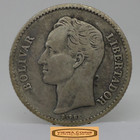 1936 Venezuela Silver Bolivar -  c48378nq