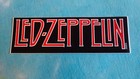 Led Zeppelin Black   Red Logo 4 75 Inch Sticker