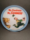 Vintage Guinness Beer Advertisers  4  Snack Plates 8    Very Unique 