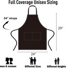 Nobondo 12 Pack Bib Apron - Unisex Black Apron Bulk With 2 Roomy Pockets Machine