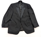Men s Tuxedo Jacket Size 46r Hardwick Clothes Black Evening Formal One-button
