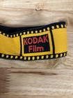 Vintage Kodak Film Camera Strap Yellow   Black 35mm Film Design Rare