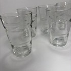 Nespresso Nescafe Clear Coffee Glass Cup 6pc Set N Logo Frosted   Embossed