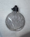Antique Cut Crystal Scent Perfume Bottle Chain Stopper Victorian Edwardian 2 5 8