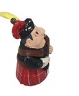 Vintage Painted Pewter Thimble Ornament Scottish Bagpiper Bagpipes Stephen Frost