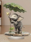 Bohemian Elephant Statue Home Decor Cute Elephant Figurine Gift Ornament