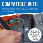 70060-01075 10pcs Bolt Nut Washer  1 4in X 1-1 4in  For Kubota Bx2816 Snowblower