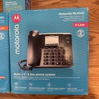 Motorola Ml1000 Ml1100 Ml1200 Cordless Business Phone System 4-line W Voicemail