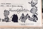 Vintage 1940s Walt Disney War Bond United States Treasury Ww2