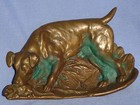 Fox Rat Terrier Jack Russell Dog  Bronze Tray 6  Marked