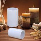 2 Cylinder Candle Molds Silicone Mold Candle Making Pillar Candles Resin Mould