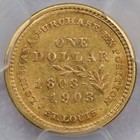 1903 Mckinley Louisiana Purchase Commemorative Gold Dollar - Pcgs Au 55