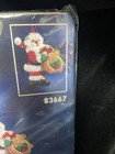 1997 Bucilla Kit 83667 Felt Sequin Christmas Ornaments Little Santas Makes 16