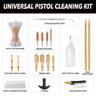 87 Pcs Universal Gun Cleaning Kit Rifle Pistol Shotgun  Cleaner Set With Case
