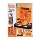 Black decker Tabletop Workbench For Preschool Pretend Play Tool Set Ages 3   Up