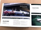 2003 Mercedes Benz Clk320 Clk430 Cabriolet 20-page Sales Brochure Catalog