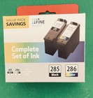Genuine Canon 285 286 Ink Cartridge Combo For Canon 7720 7820 Printer- Oem- New