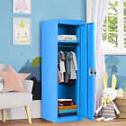 Honeyjoy 48  Kids Metal Storage Locker 2-tier Safe Storage Cabinet W lock   Keys