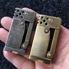 New Retro Vintage Style Single Click Lighter Trench Fuel Saving Lighter O Ring