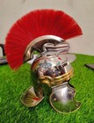 Roman Centurion Mini Helmet W  Plume Medieval Knight Spartan Table Decorative