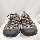 Keen 1003481 Womens Newport H2 Sandal Waterproof Brown Light Aqua Blue Size 8