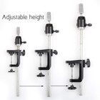 Mannequin Head Stand Scalable Wig Stand C Clamp Wig Head Stand Clamp Holder For