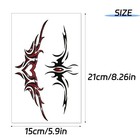 8 Sheets Bell Temporary Tattoos For Women Realistic Sexy Temporary Tattoos Stick