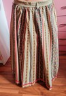 Vtg German Dirndl Full Sweeping Skirt Floral Bavarian Trachten Oktoberfest Sz L
