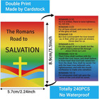 240pcs The Romans Road To Salvation Gospel Tracts Plan Of Salvation Prayer Cards