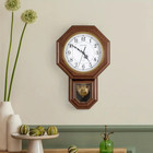 Pendulum Wall Clock With Battery Operated - Decorative Wall Clocks For Decor