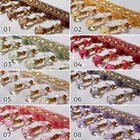 12yard Curtain Tassel Crystal Beaded Fringe Trim Upholstery Fabric Ribbon Modern