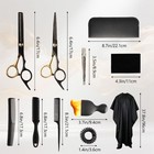 Professional Hair Cutting Scissors Kit 15 Pcs Barber Salon Shears Set