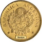 Argentina Gold 5 Pesos Un Argentino  2333 Oz - Avg Circ Random Date